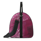 Pink Leaf Duffle bag