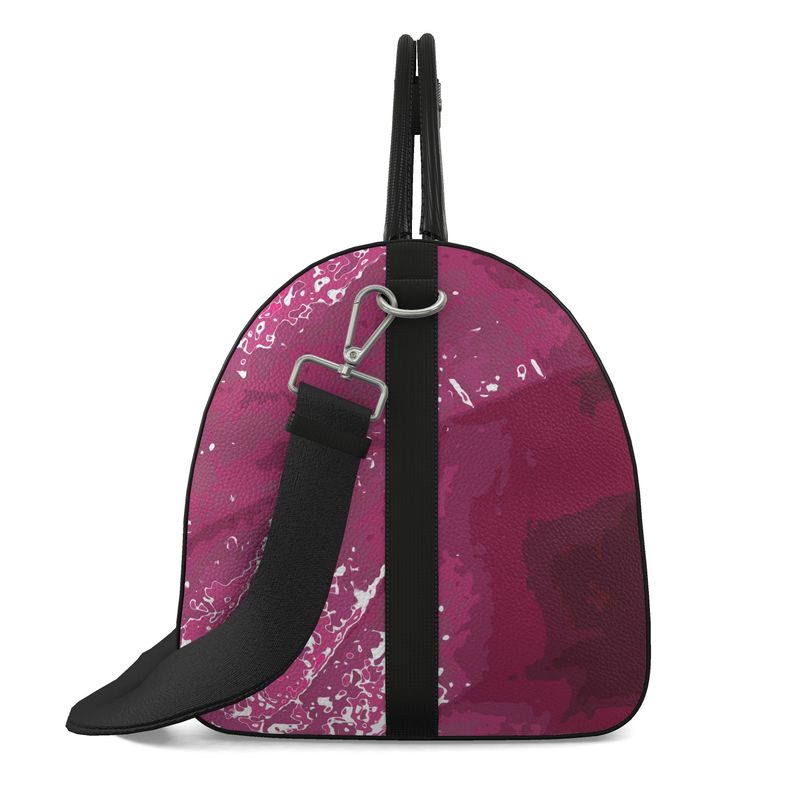 Pink Leaf Duffle bag