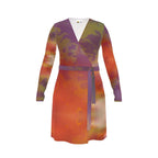 Neon Shade Wrap Dress