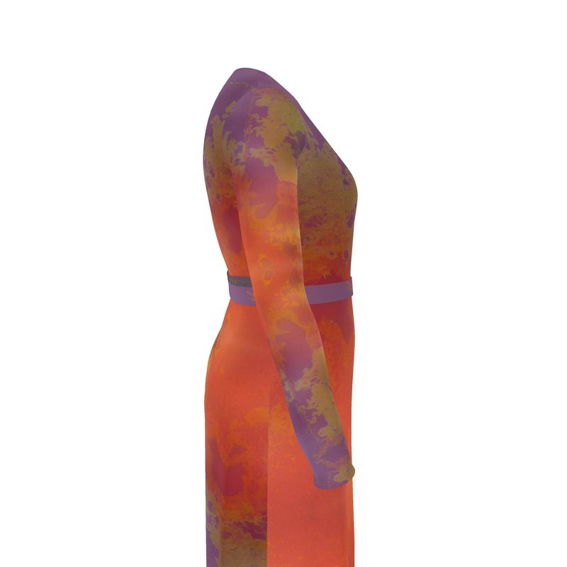 Neon Shade Wrap Dress