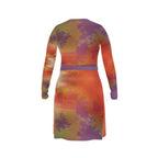 Neon Shade Wrap Dress