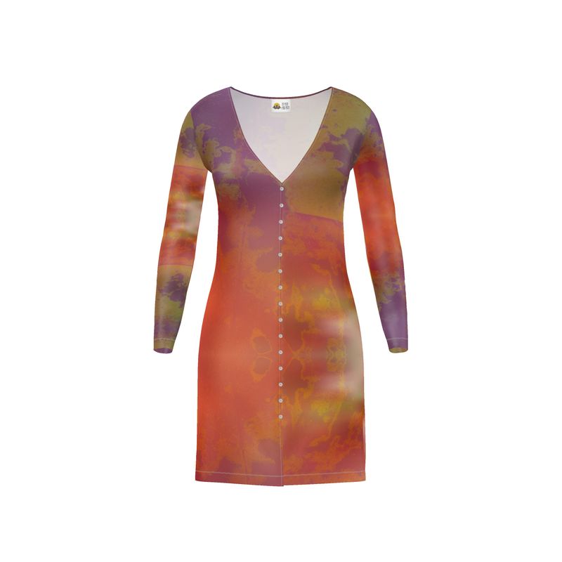 Neon Shade Ladies Cardigan LONG