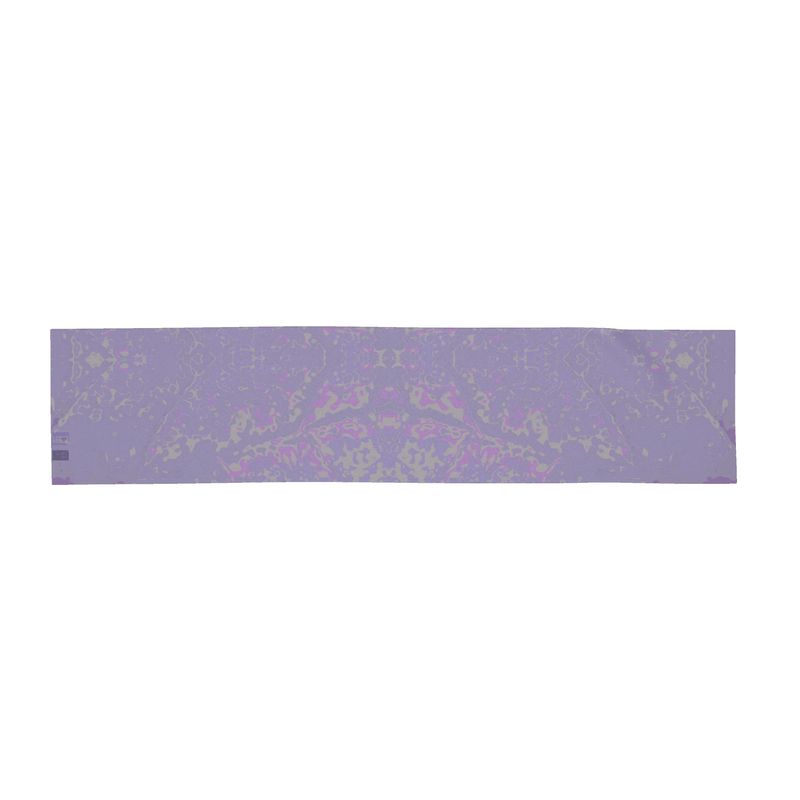 Purple Leaf Scarf Wrap or Shawl