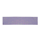 Purple Leaf Scarf Wrap or Shawl