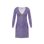 Purple leaf Ladies Cardigan SHORT/LONG
