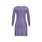 Purple leaf Ladies Cardigan SHORT/LONG