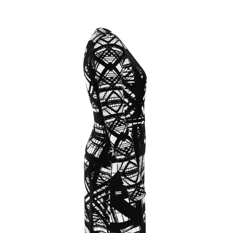Hot Metal Wrap Dress