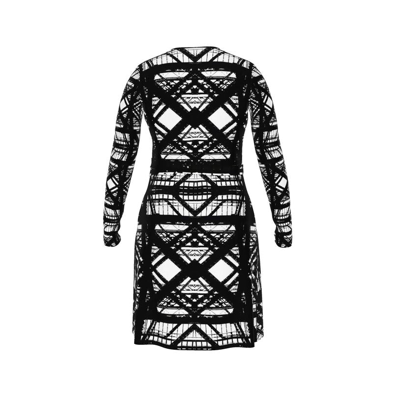 Hot Metal Wrap Dress