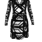Hot Metal Wrap Dress