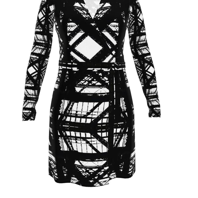 Hot Metal Wrap Dress