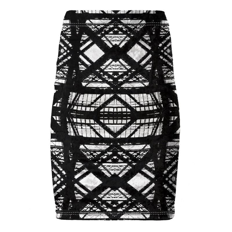 Hot Metal Pencil Skirt
