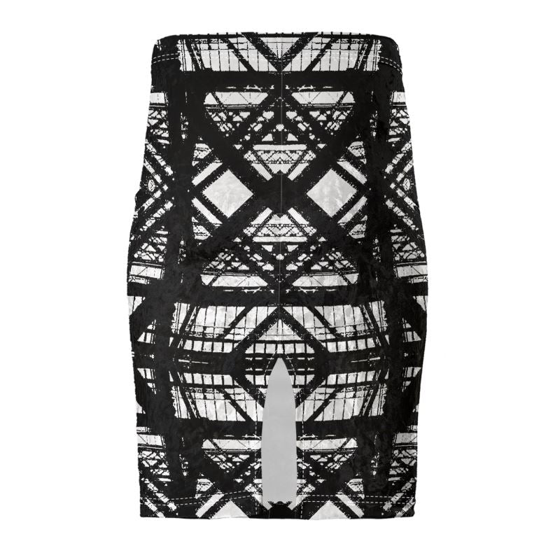 Hot Metal Pencil Skirt
