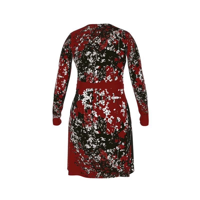 Mad Blossom Wrap Dress