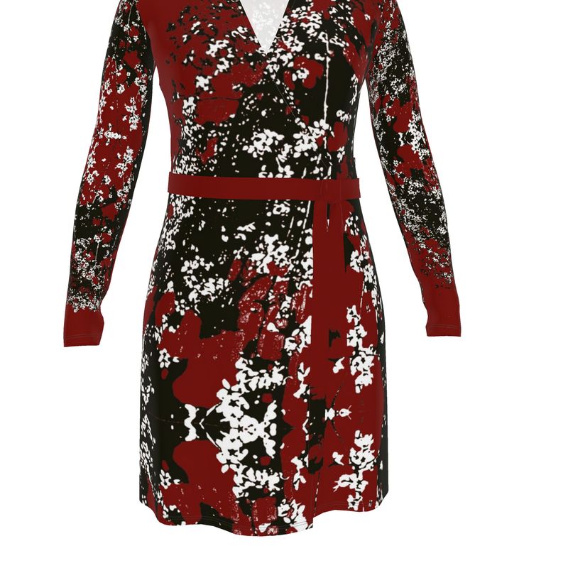 Mad Blossom Wrap Dress