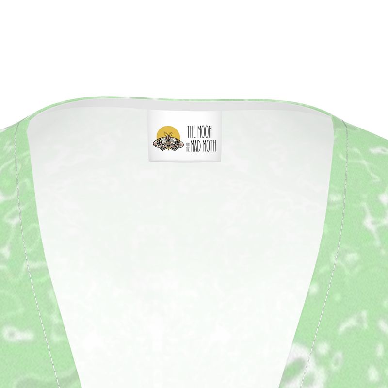 Green Leaf Wrap Dress