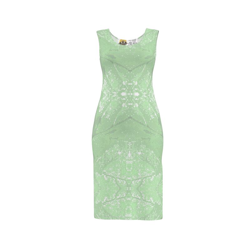 Green Leaf Bodycon Dress