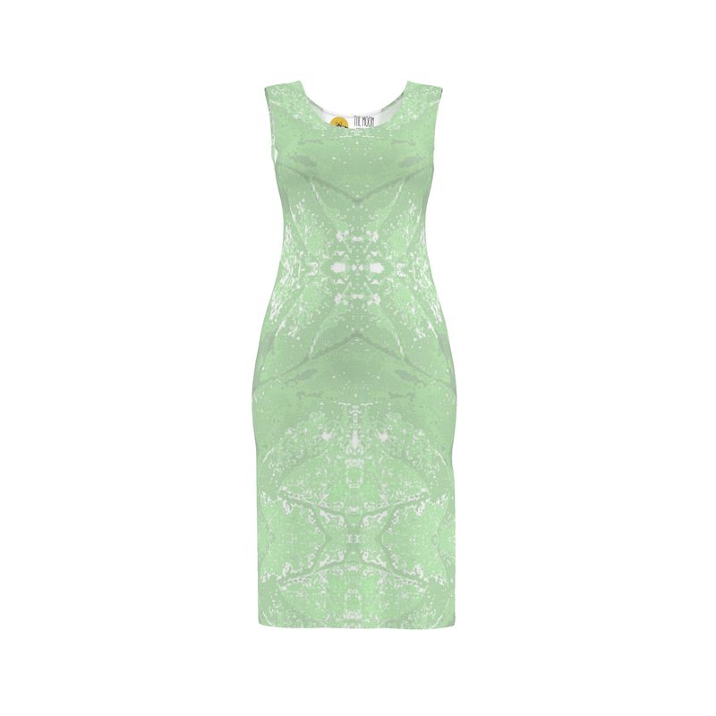 Green Leaf Bodycon Dress