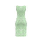 Green Leaf Bodycon Dress