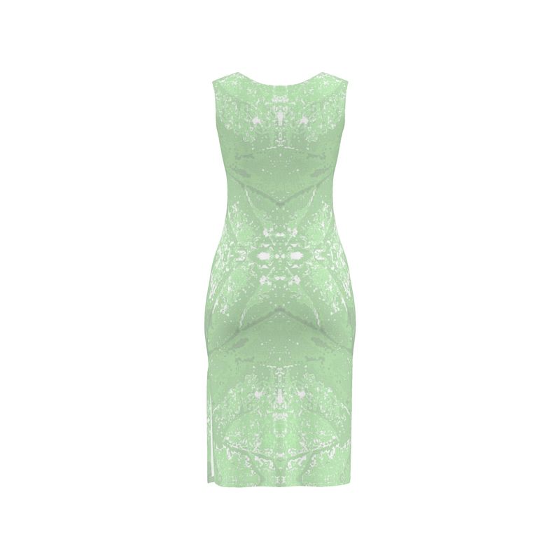 Green Leaf Bodycon Dress