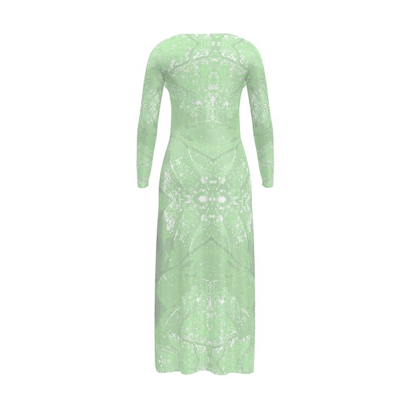 Green Leaf Ladies Cardigan LONG