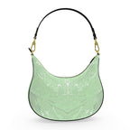 Green Leaf Curve Hobo Bag