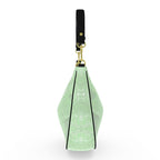 Green Leaf Curve Hobo Bag