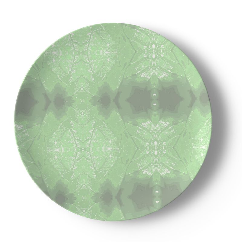 Green Leaf China Plates