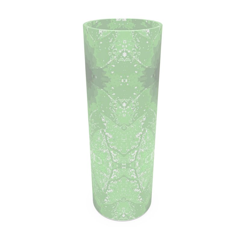 Green Leaf Glass Vase