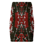 Mad Blossom Pencil Skirt