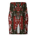 Mad Blossom Pencil Skirt
