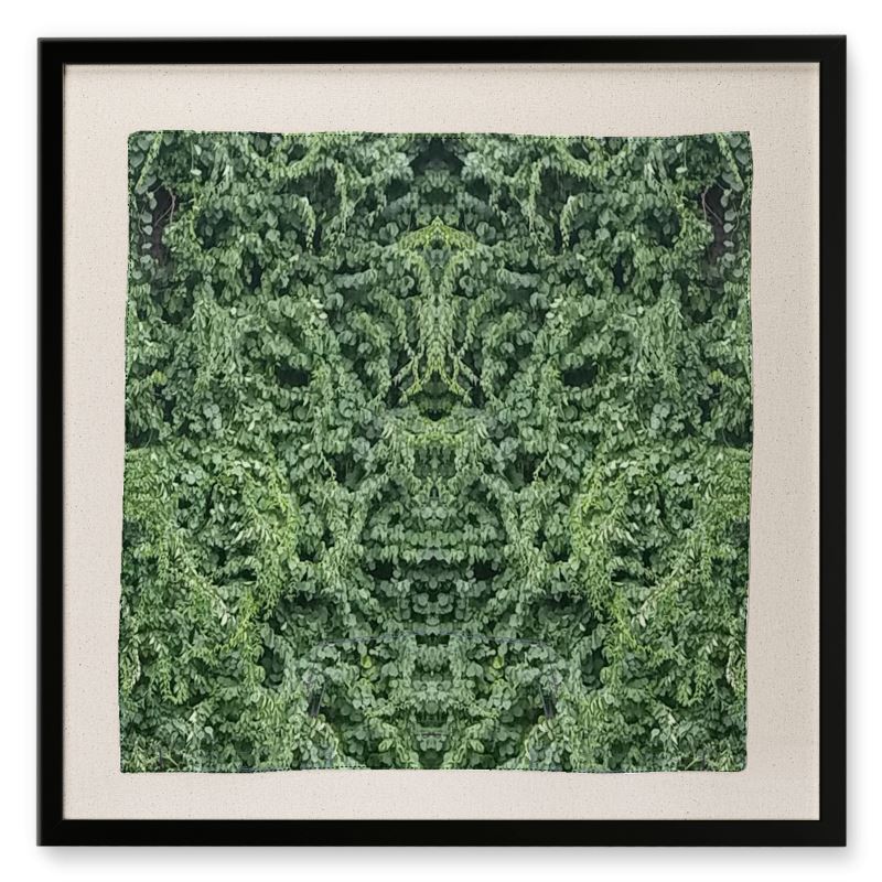 Poison Ivy Framed Silk Scarf