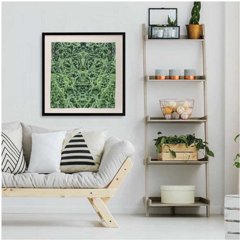 Poison Ivy Framed Silk Scarf