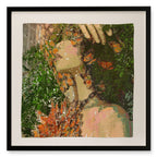 Green City Goddess Framed Silk Scarf
