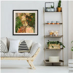 Green City Goddess Framed Silk Scarf