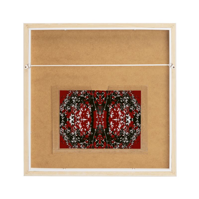 Mad Blossom Framed Silk Scarf