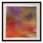Neon Shade Framed Silk Scarf