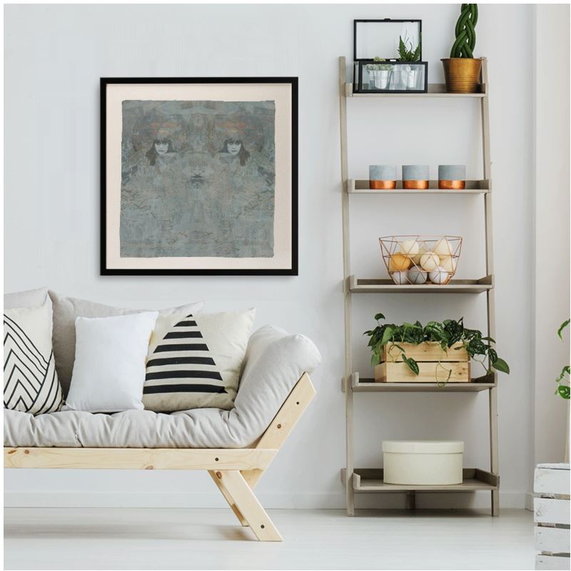 Winter Dream Framed Silk Scarf
