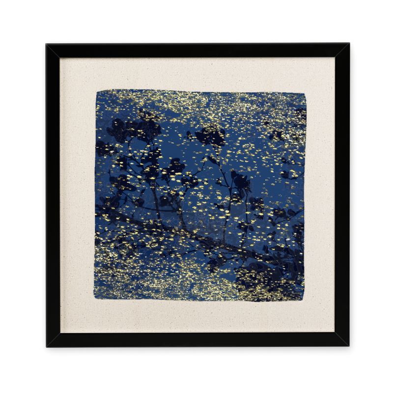 Midnight Wanderer Framed Silk Scarf