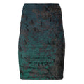 Staring Down Crow Pencil Skirt