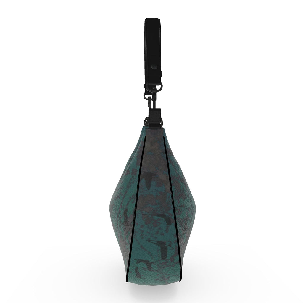 Staring Down Crow Curve Hobo Bag