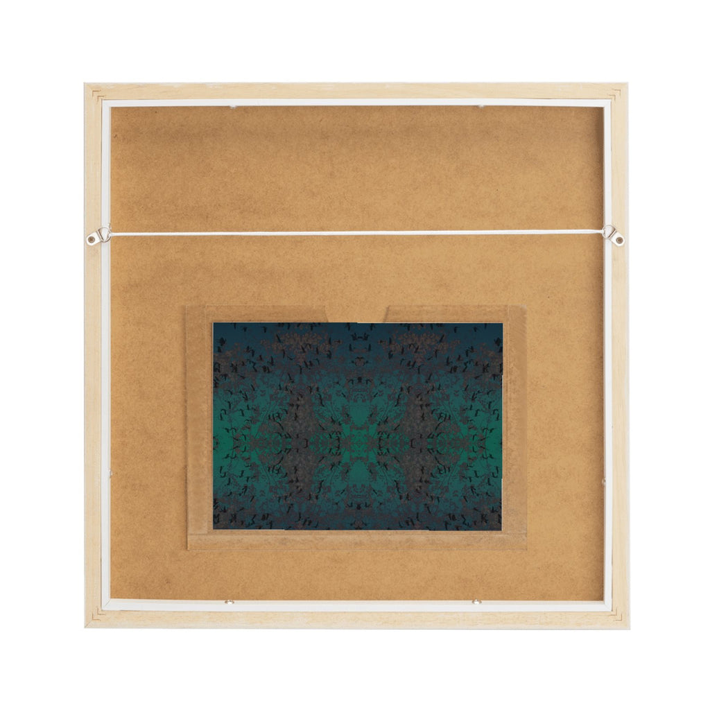 Staring Down Crow Framed Silk Scarf