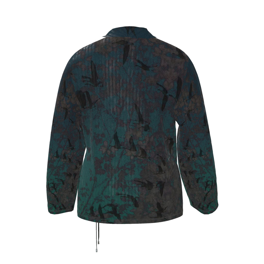 Staring Down Crow Wrap Blazer