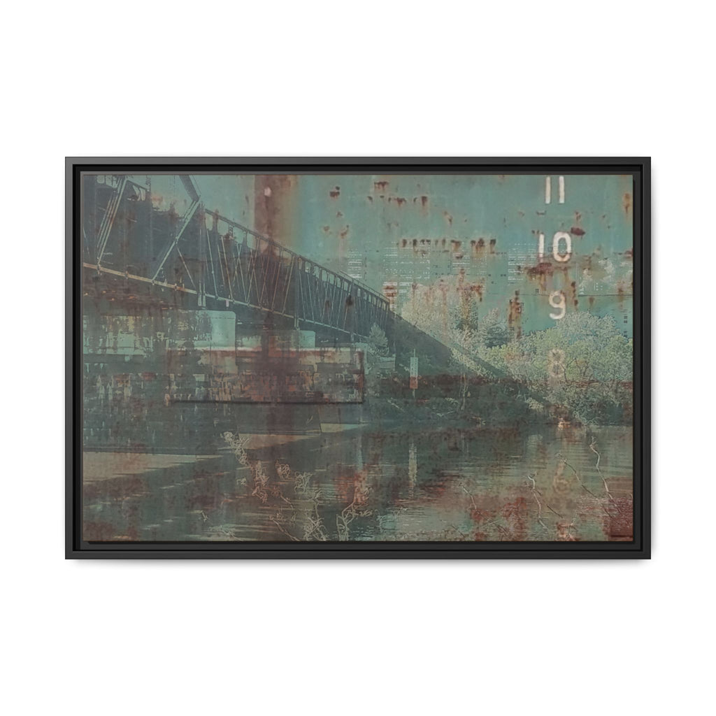 Urban River Rust Matte Canvas (Framed)