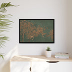 Golden Magnolia Canvas (Framed)