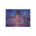 Midnight Sun Mystic Geometry Poster – Cosmic Mandala Satin/Matte Art Print