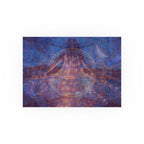 Midnight Sun Mystic Geometry Poster – Cosmic Mandala Satin/Matte Art Print