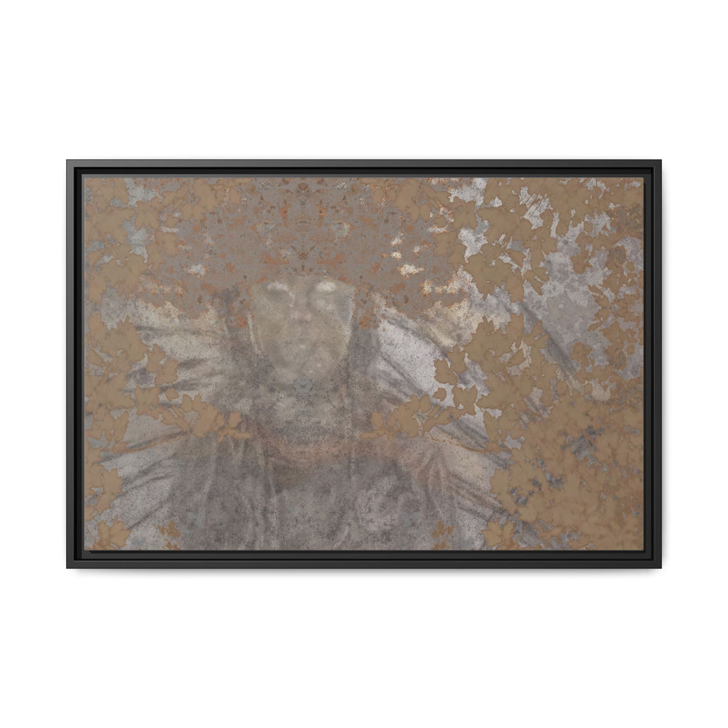 Quan Yin Metallic Canvas (Framed)