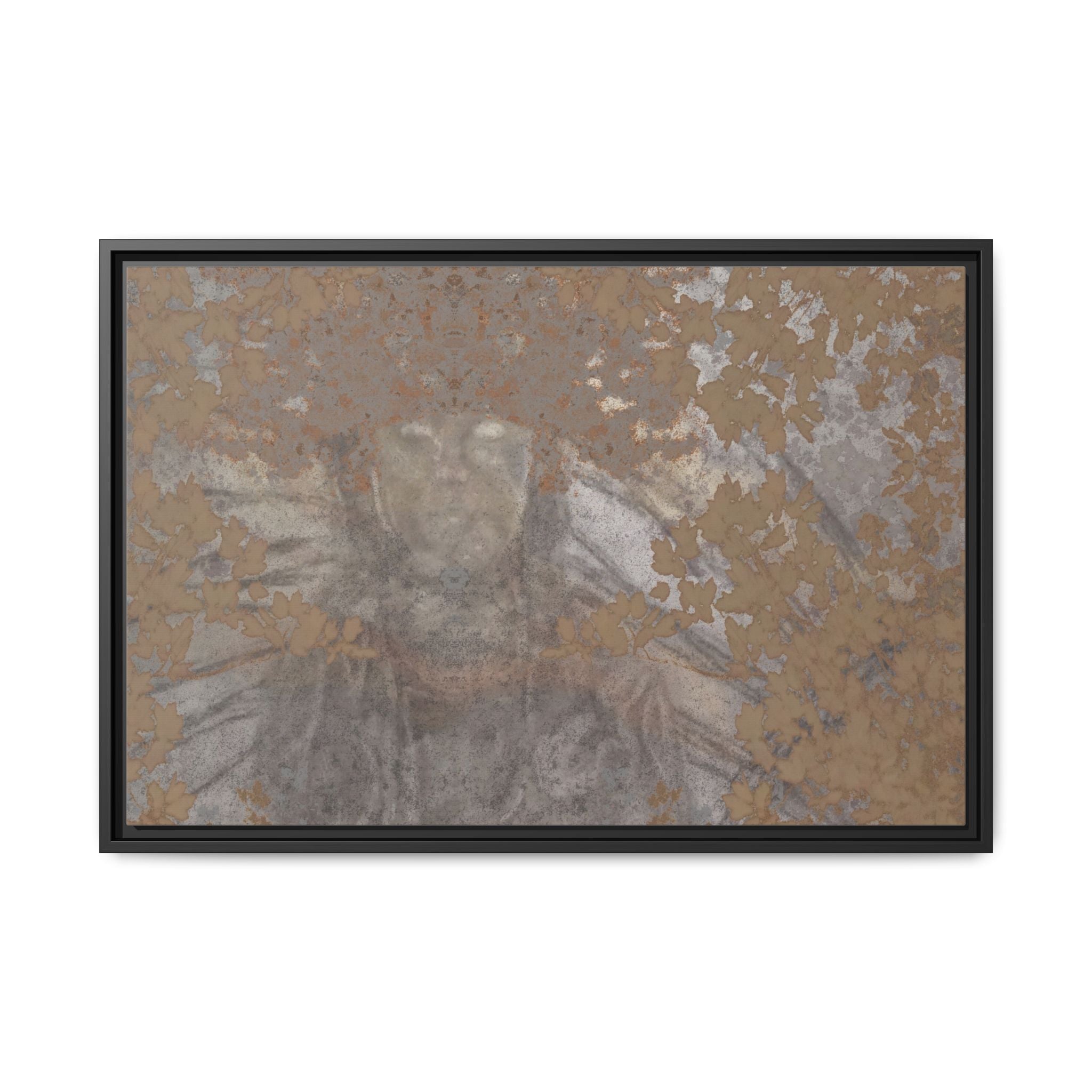 Quan Yin Metallic Canvas (Framed)