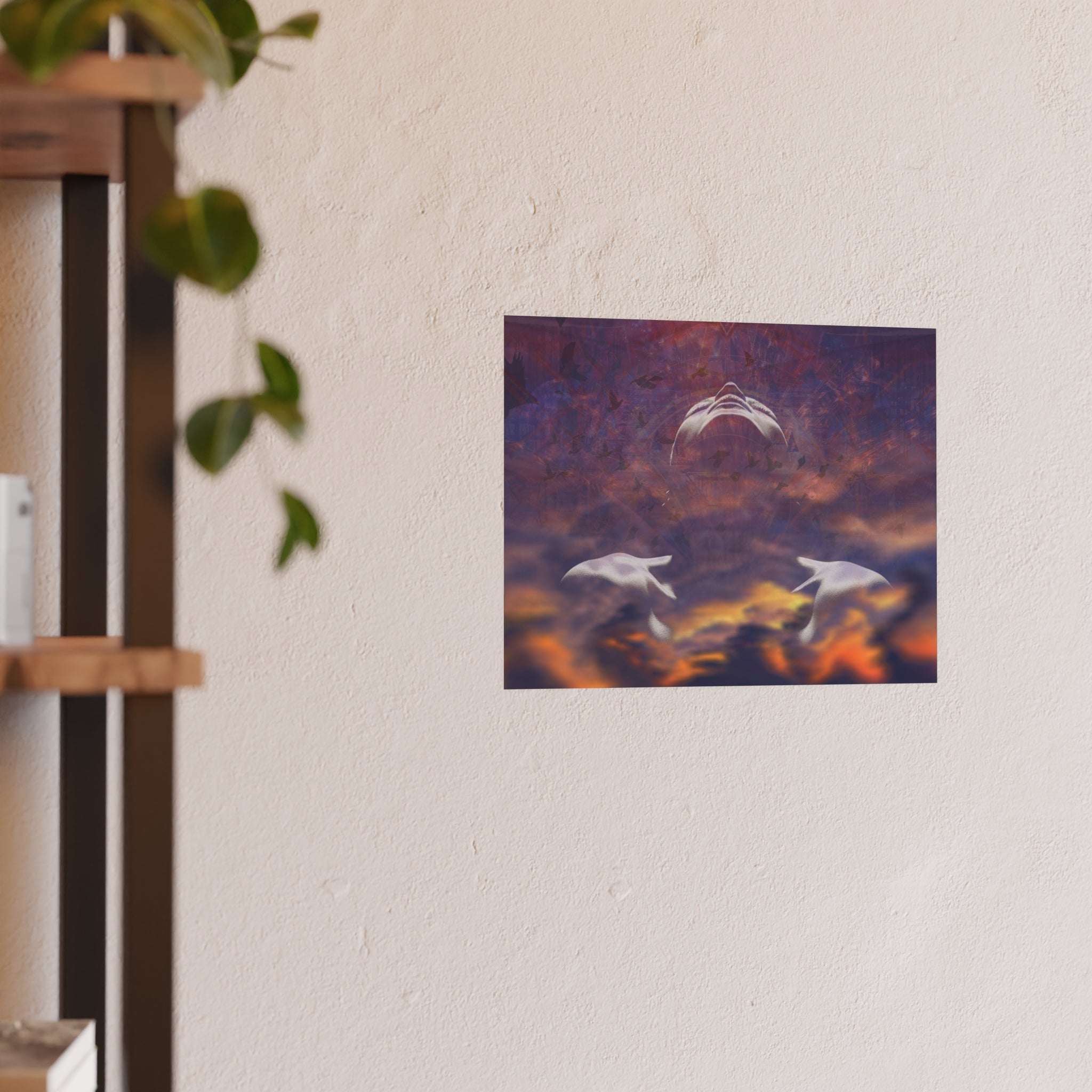 Becoming Geometry Poster – Cosmic Mandala Satin/Matte Art Print