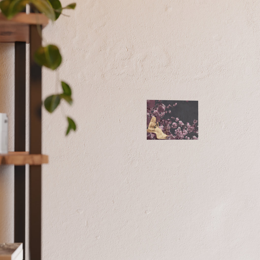 Spring Fairy Poster – Cosmic Mandala Satin/Matte Art Print